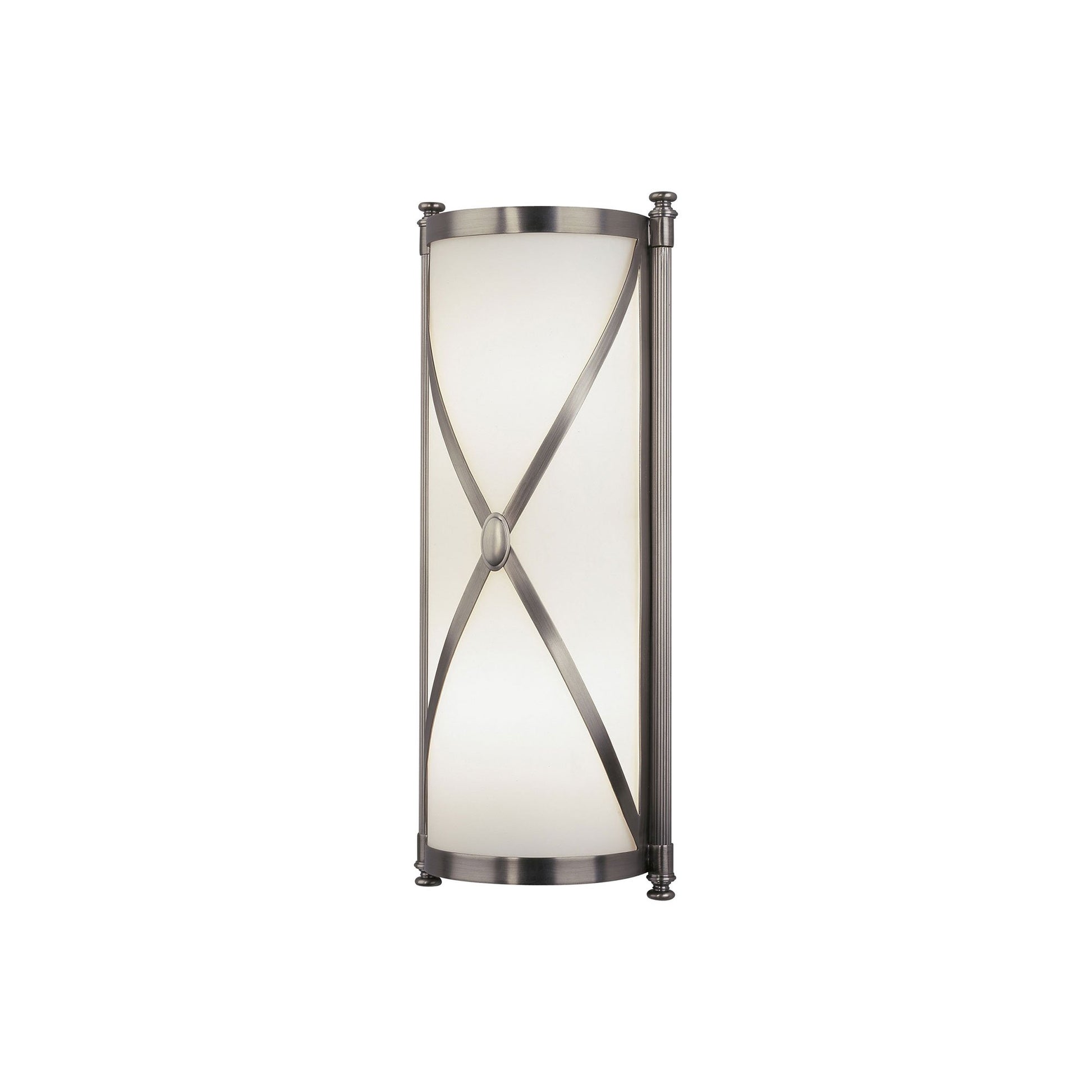 Chase Wall Light in Dark Antique Nickel (2-Light).