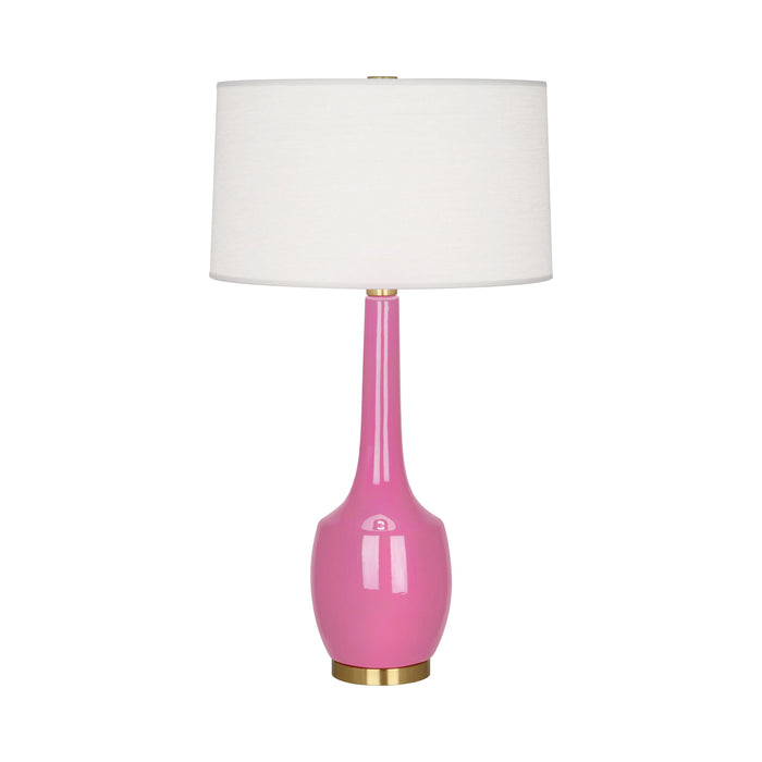 Delilah Table Lamp in Schiaparelli Pink.