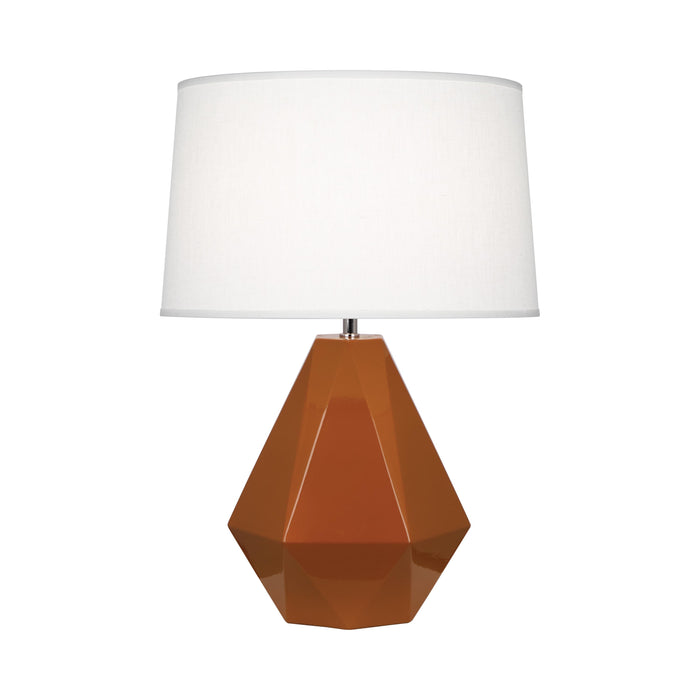 Delta Table Lamp in Cinnamon.