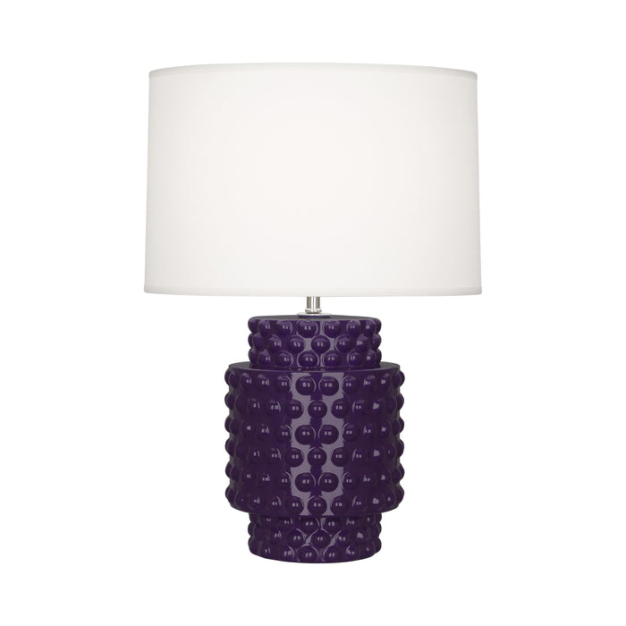 Dolly Table Lamp in Amethyst/White (Small).