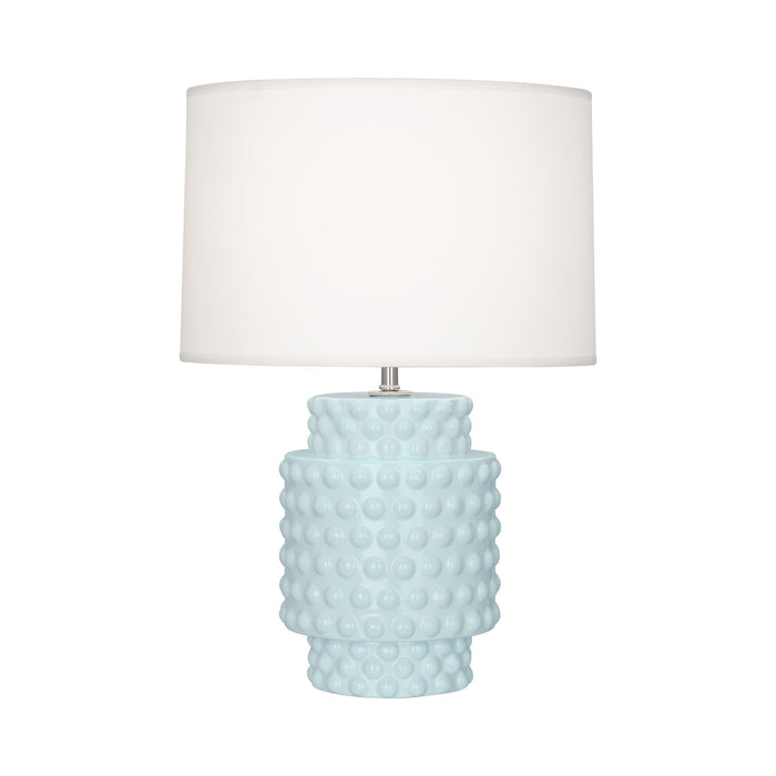 Dolly Table Lamp in Baby Blue/White (Small).