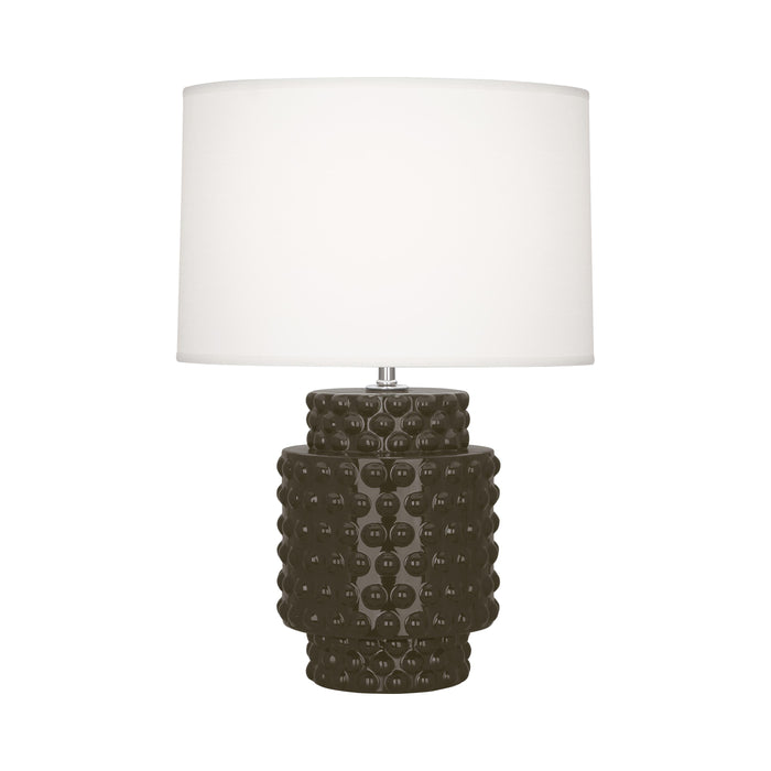 Dolly Table Lamp in Brown Tea/White (Small).