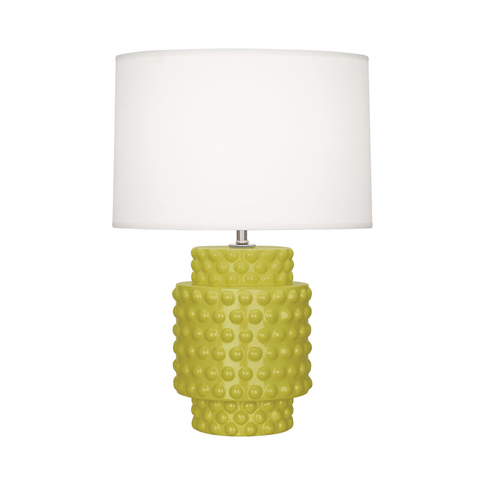 Dolly Table Lamp in Citron/White (Small).