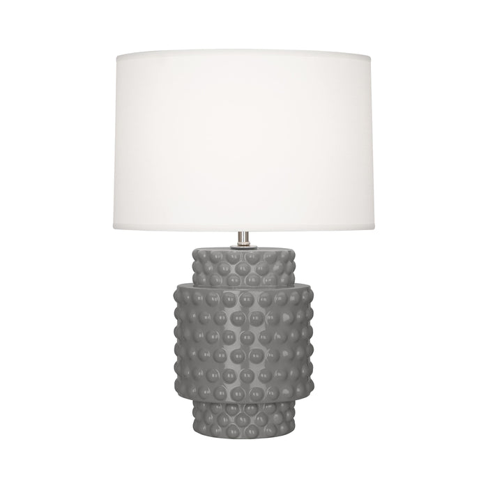 Dolly Table Lamp in Smoky Taupe/White (Small).