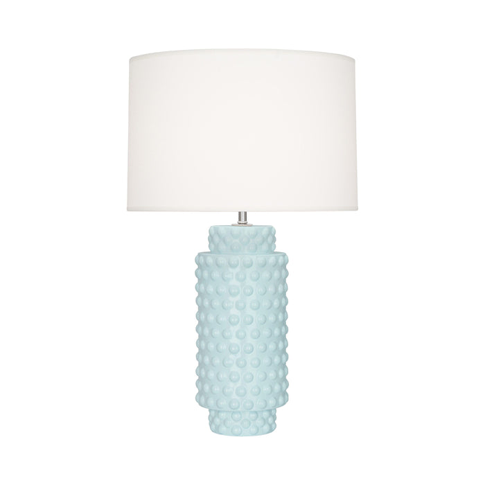 Dolly Table Lamp in Baby Blue/White (Large).