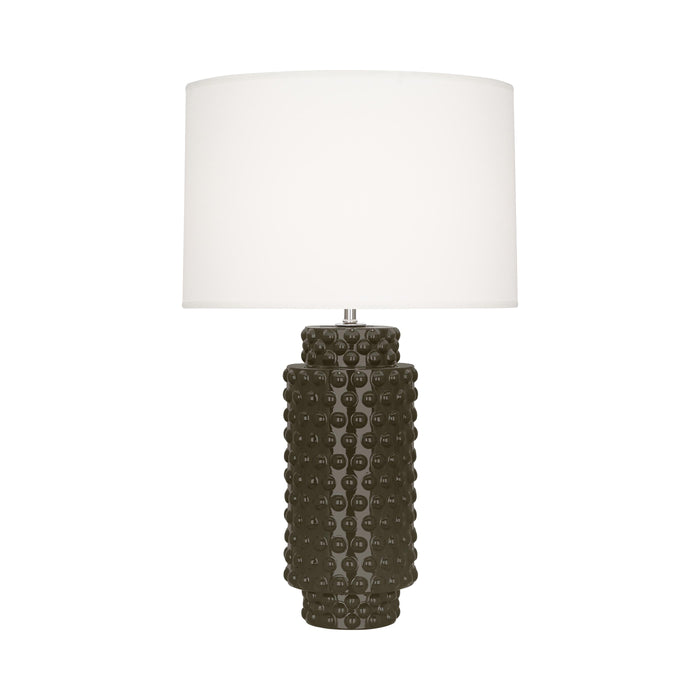 Dolly Table Lamp in Brown Tea/White (Large).
