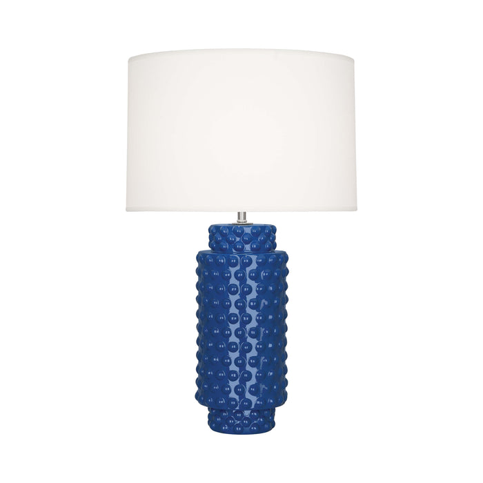 Dolly Table Lamp in Marine Blue/White (Large).