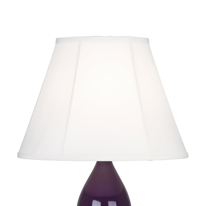 Double Gourd Small Accent Table Lamp with Lucite Base in Detail.