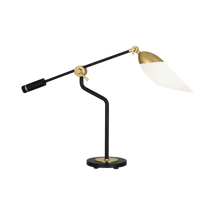 Ferdinand Table Lamp in Modern Brass.