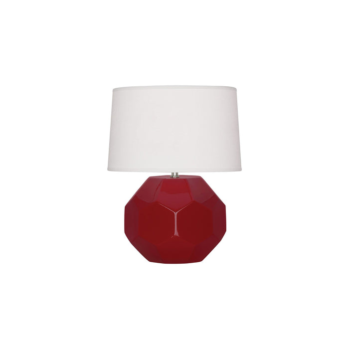 Franklin Table Lamp in Oxblood (Small).