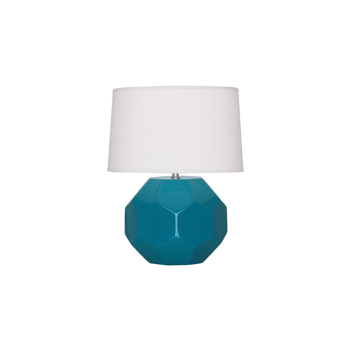 Franklin Table Lamp in Peacock (Small).