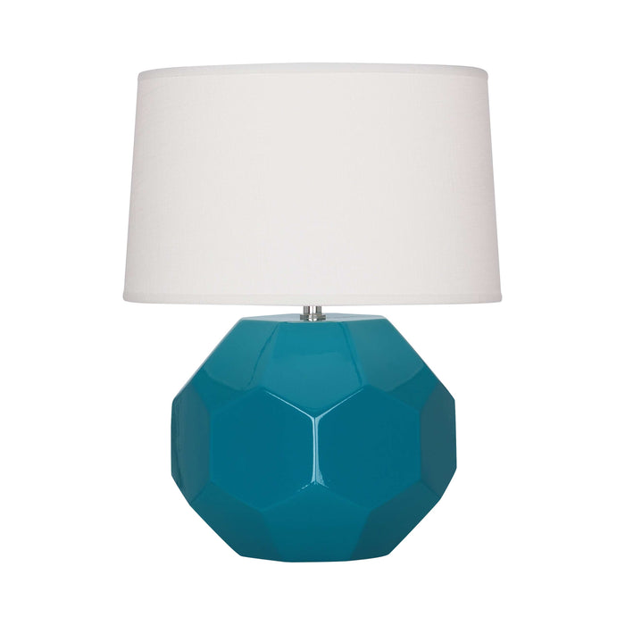 Franklin Table Lamp in Peacock (Large).