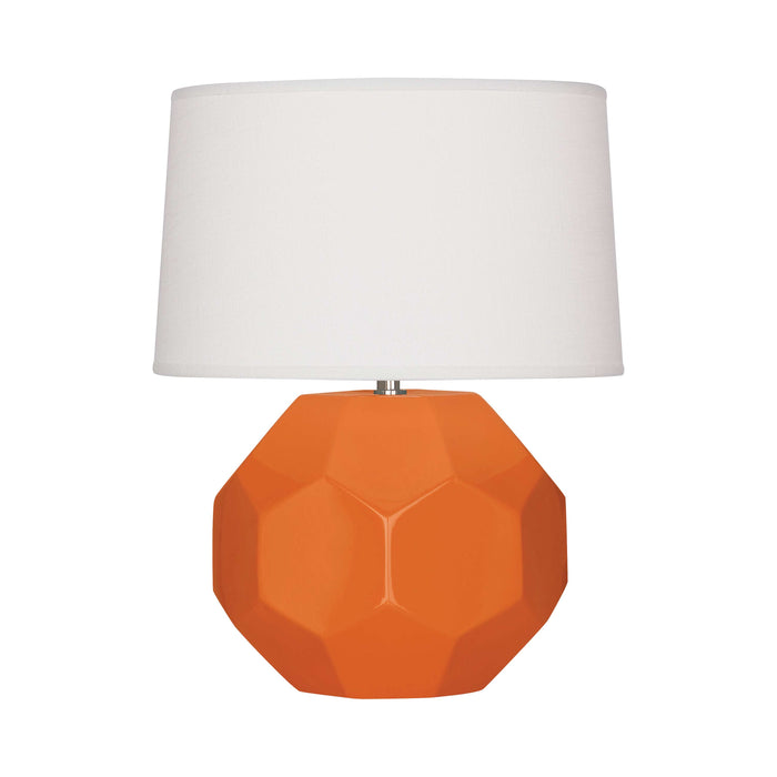 Franklin Table Lamp in Pumpkin (Large).