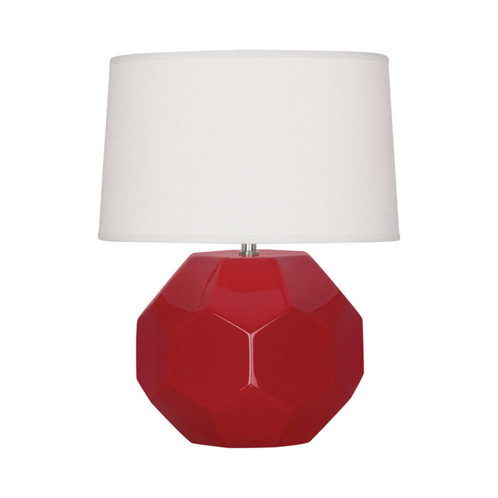 Franklin Table Lamp in Ruby Red (Large).