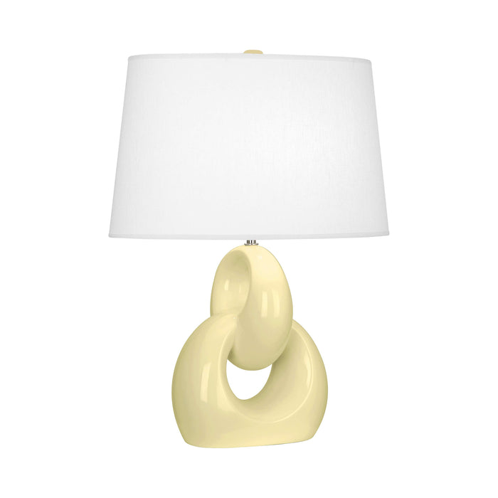 Fusion Table Lamp in Butter.