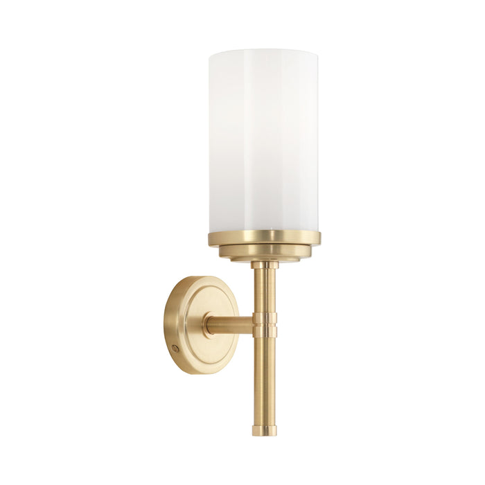 Halo Wall Light in Brushed Brass.