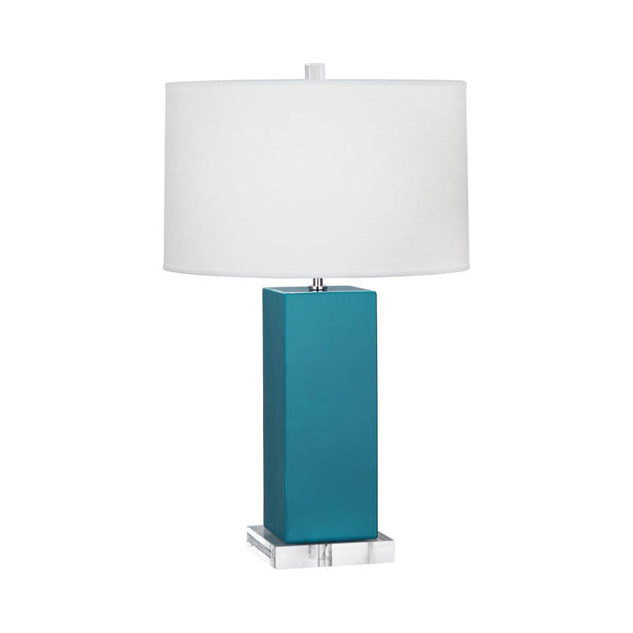 Harvey Table Lamp in Peacock (Large).