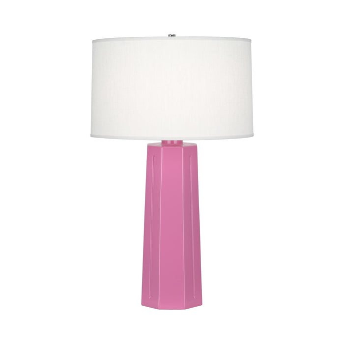 Mason Table Lamp in Schiaparelli Pink.