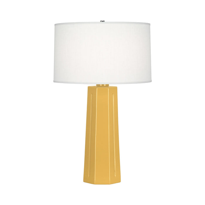 Mason Table Lamp in Sunset Yellow.