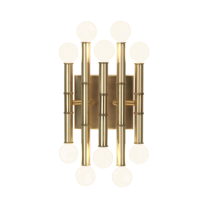 Meurice 5-Arm Wall Light in Modern Brass.