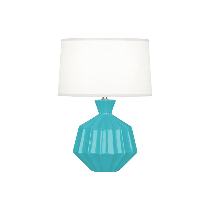 Orion Table Lamp in Egg Blue (Small).