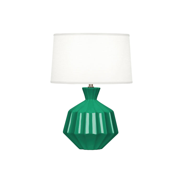Orion Table Lamp in Emerald Green (Small).