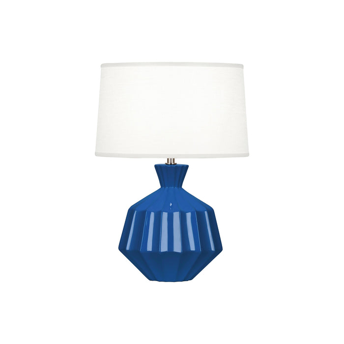Orion Table Lamp in Marine Blue (Small).