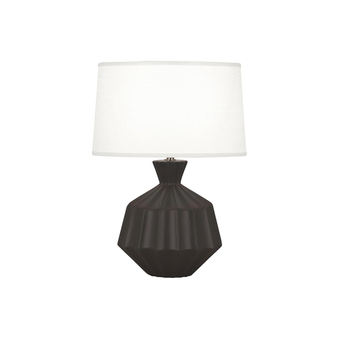 Orion Table Lamp in Matte Coffee (Small).