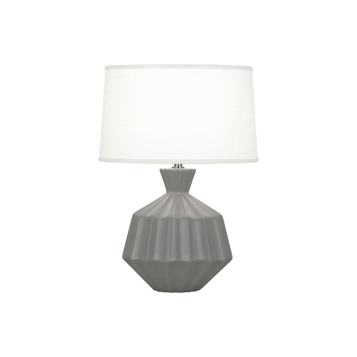 Orion Table Lamp in Matte Smoky Taupe (Small).