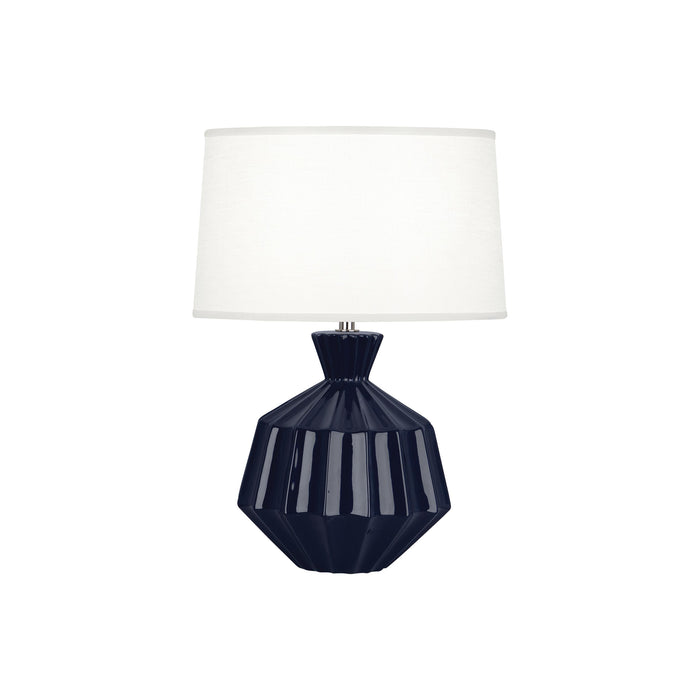 Orion Table Lamp in Midnight Blue (Small).
