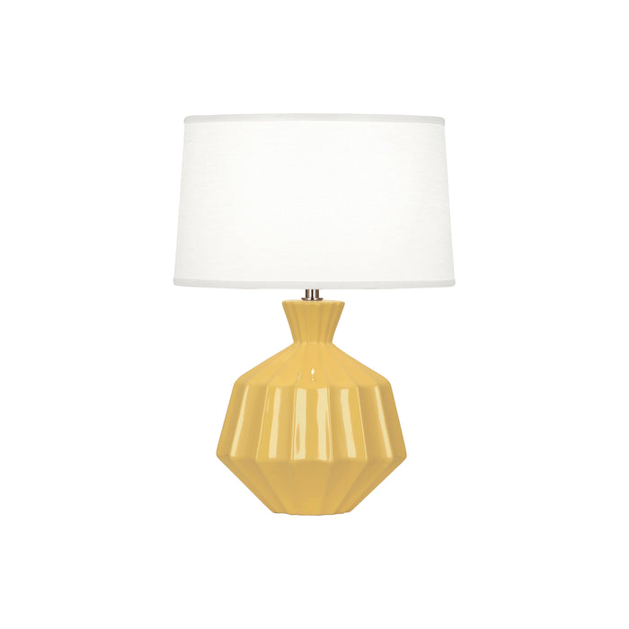 Orion Table Lamp in Sunset Yellow (Small).