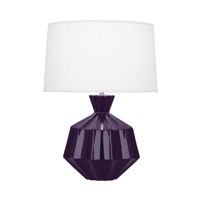 Orion Table Lamp in Amethyst (Large).