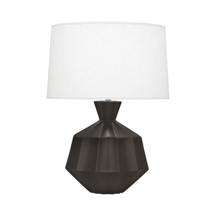 Orion Table Lamp in Matte Coffee (Large).