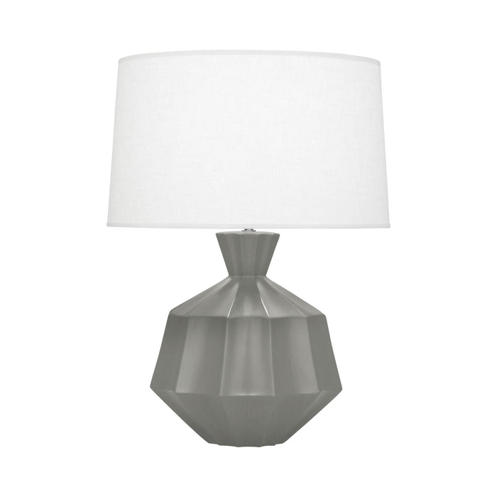 Orion Table Lamp in Matte Smoky Taupe (Large).