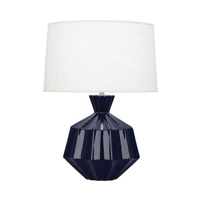 Orion Table Lamp in Midnight Blue (Large).