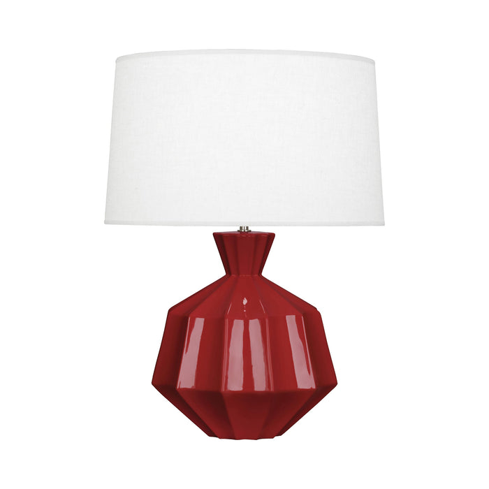 Orion Table Lamp in Oxblood (Large).
