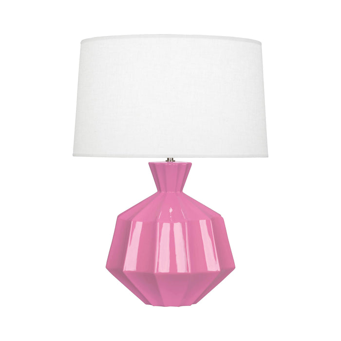 Orion Table Lamp in Schiaparelli Pink (Large).