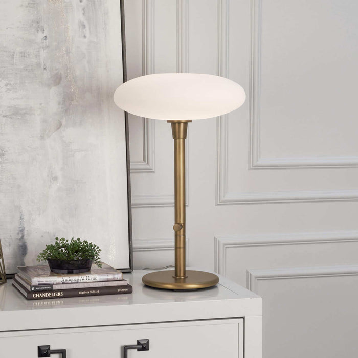 Ovo Table Lamp in living room.