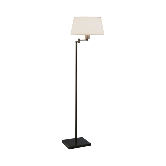 Real Simple Swing Arm Floor Lamp in Dark Bronze.