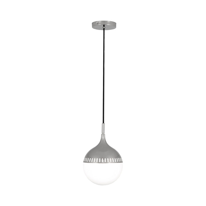 Rio Pendant Light in Polished Nickel (Small).