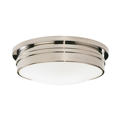 Roderick Flush Mount Ceiling Light in Polished Nickel (Large).