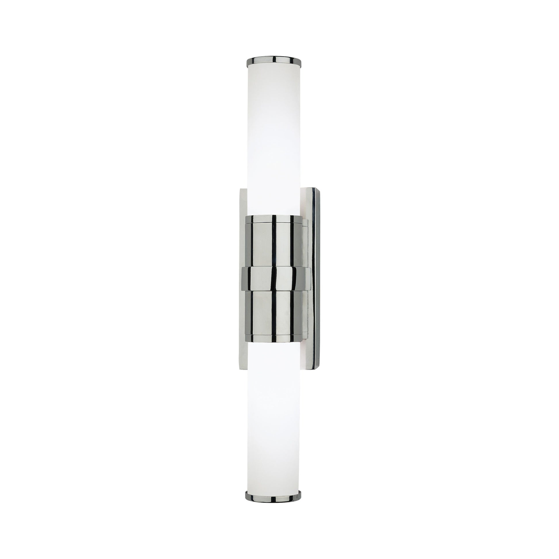 Roderick LED Bath Wall Light in Polished Chrome.