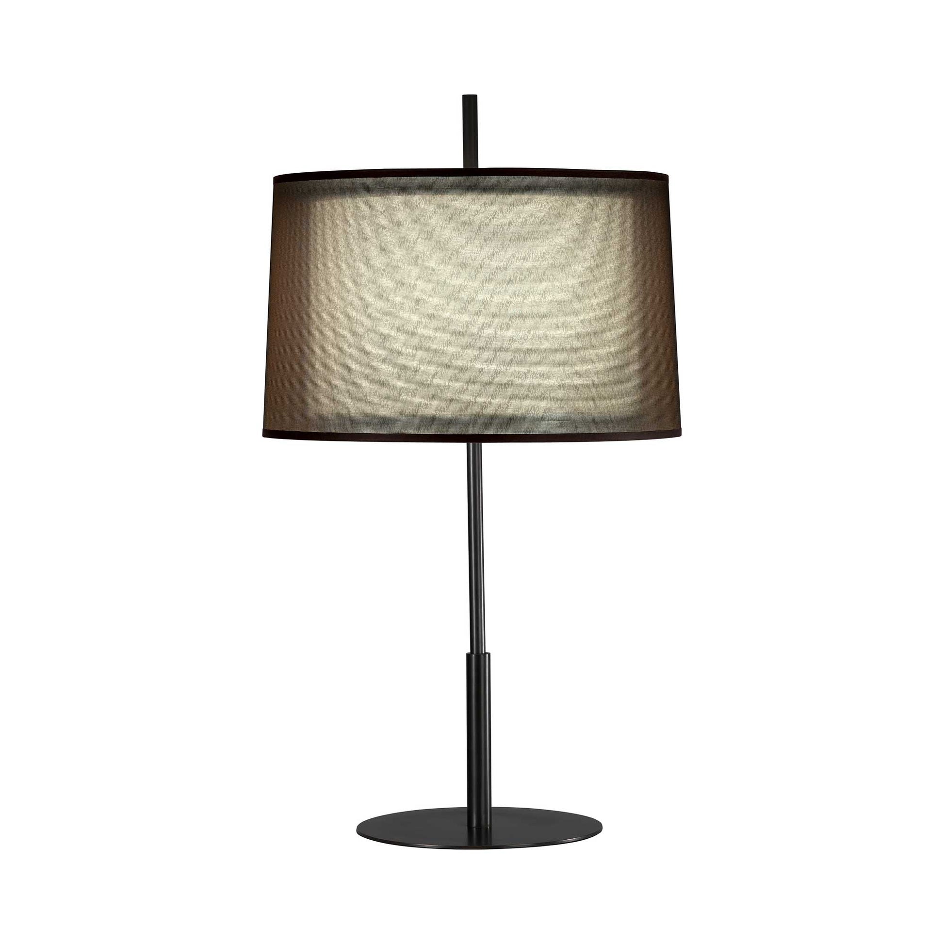 Saturnia Table Lamp in Deep Patina Bronze (30-Inch).