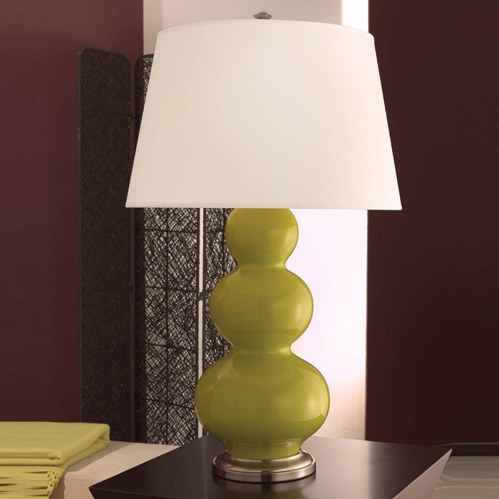 Triple Gourd Table Lamp in living room.