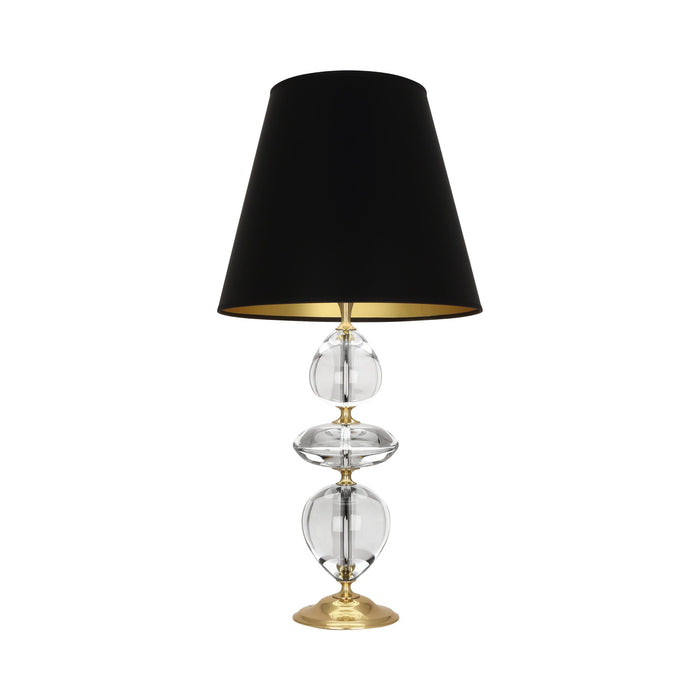 Williamsburg Orlando Table Lamp in Modern Brass/Black.