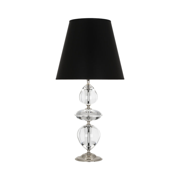 Williamsburg Orlando Table Lamp in Polished Nickel/Black.