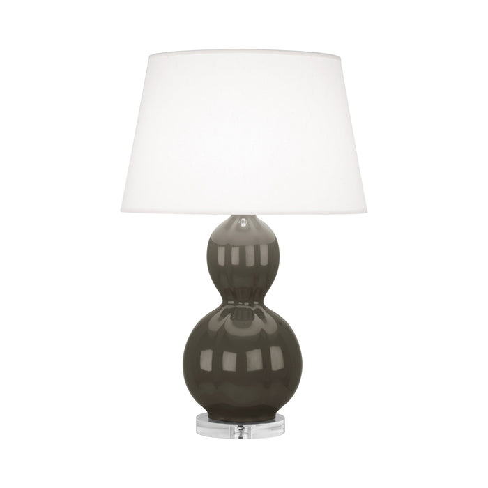 Williamsburg Randolph Table Lamp in Gray Taupe.