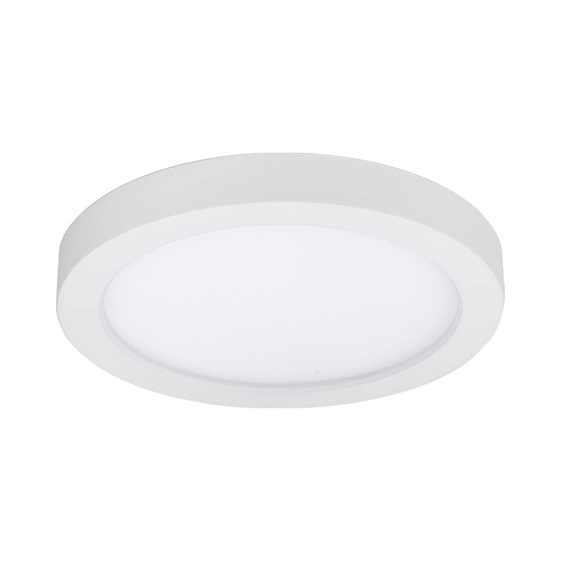 Round LED Ceiling/Wall Light in White (Small).