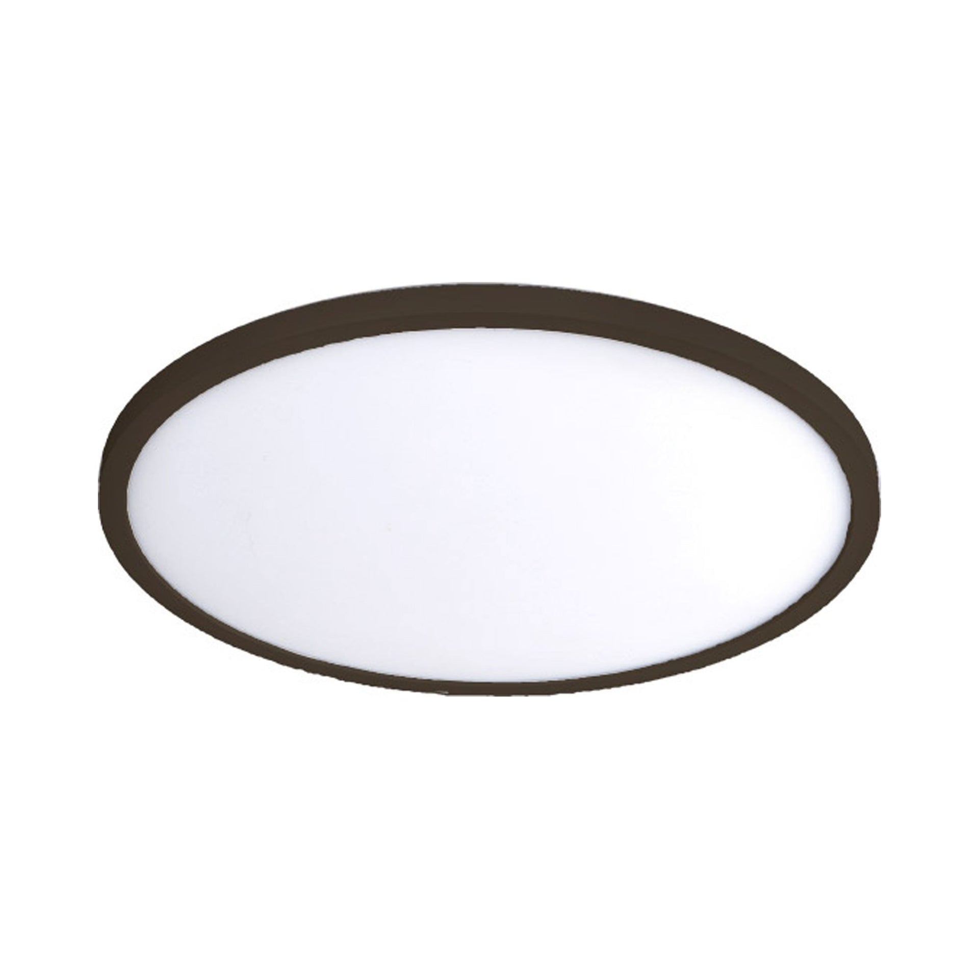11" Bronze Aluminum LED Flush Mount Light with 3500K