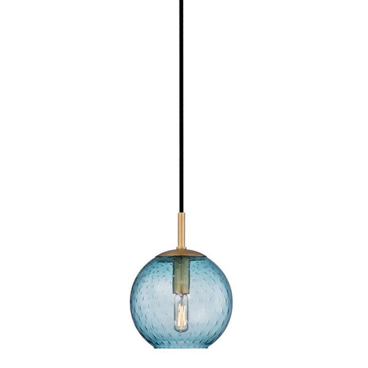 Rousseau Pendant Light in Blue.